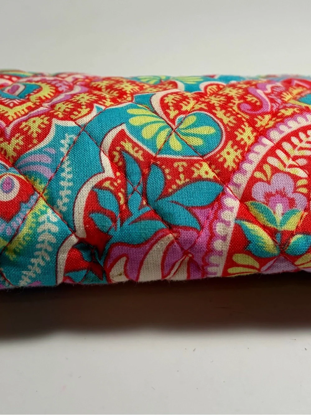 Vera Bradley Quilted Paisley Cosmetic Bag - Pink Multi